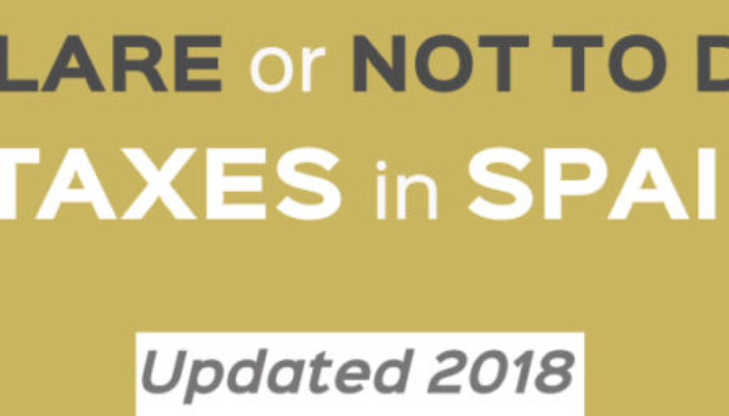 declare taxes in spain